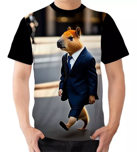 Camiseta Capivara Cinzenta - Capiverso