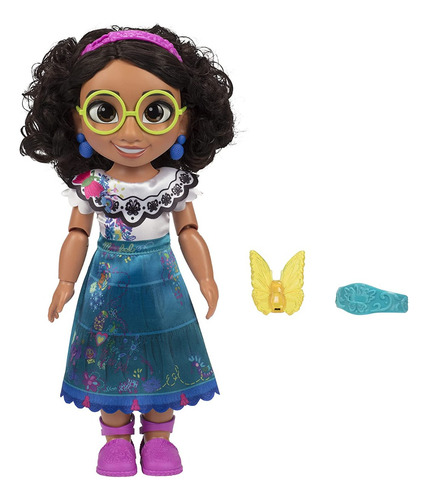 Muñeca Encanto Mirabel Canta Y Mariposa Mágica Iluminada