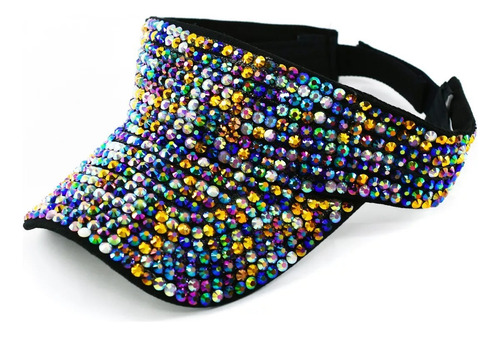 Sombrero Para El Sol Ajustable Con Visera De Diamantes De Im
