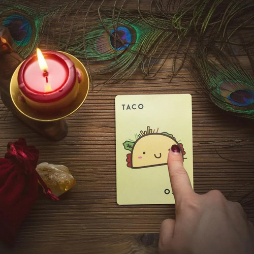 Q1c Pizza De Queso De Cabra Taco Cat Juego De Cartas Juego
