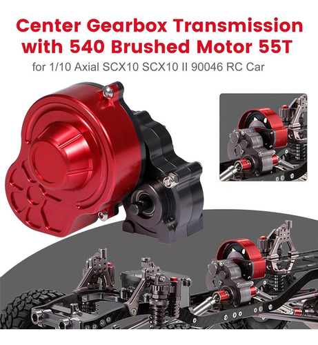 1/10 Scale Rc Car W/ Gears For 1/10 Rc Axial Scx10 Ii 90046