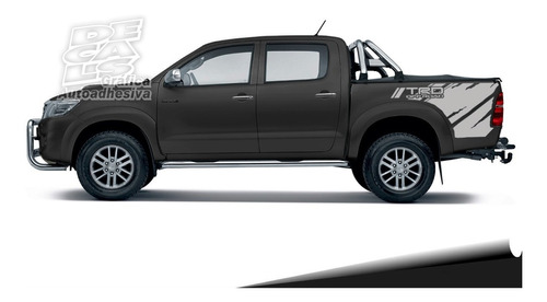 Calcomania Toyota Hilux Trd Fender Juego Completo