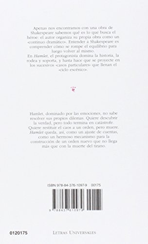 Hamlet (letras Universales), De Shakespeare, William. Editorial Ediciones Cátedra, Tapa Tapa Blanda En Español