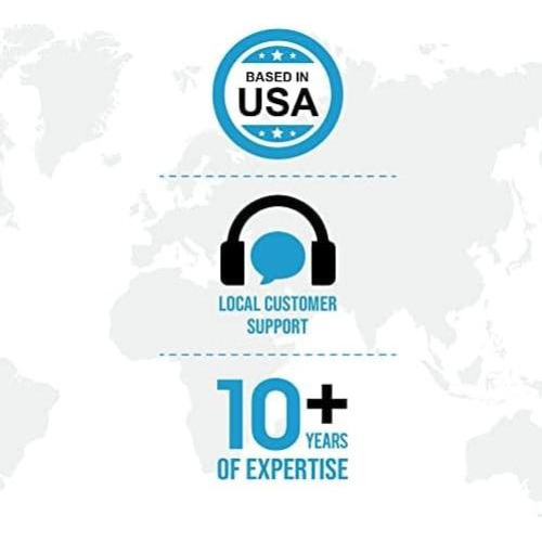 Adaptador De Viaje Universal Ceptics Wps-2b+ Con 2 Usb-a Y