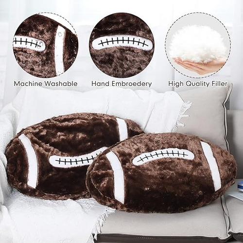 Almohadas Deportivas Esponjosas Y Suaves (2pz) Color Marrón