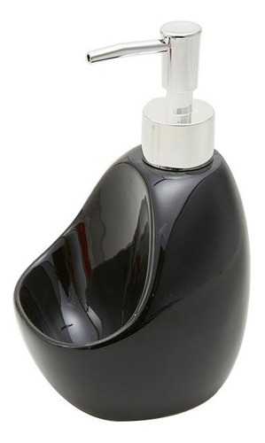 Dispenser De Detergente Con Esponja Chico Negro