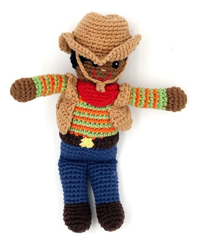 Sonajeros   De Vaquero Hecho A Mano  Crochet  Comerc Fr80sb