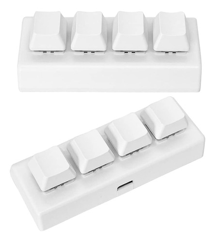 Qinizx Mini 4 Keys Macro Mechanical Keypad Rgb Juego Teclado