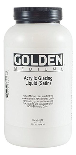 Dorado Acrylic Glazing Liquid Satin  32 oz Jar