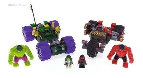 Lego Super Héroes Hulk Vs Red Hulk 375 Piezas 76078 Original
