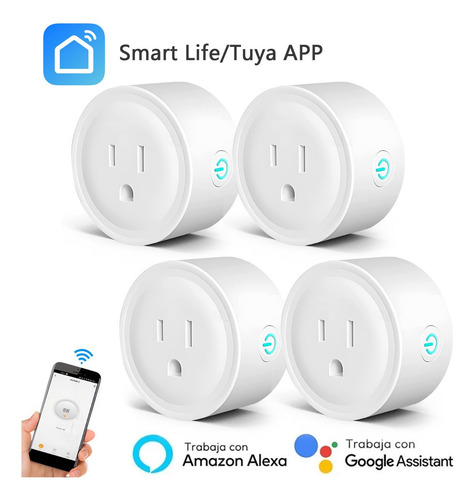 Enchufe Inteligente Wifi Smart Plug Socket Alexa 4