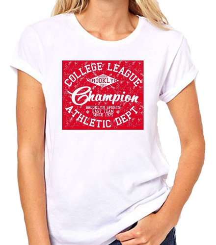 Remera De Mujer Collage League Athletic Dept