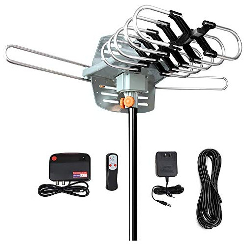 Exterior Amplificado Digital Hdtv Antena Mile Range ° Hj