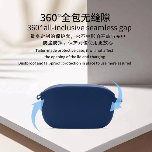 Solid Color Silicone Earphone Case For Wave 100 Tws