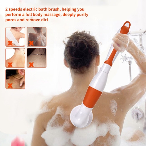 Z Exfoliador De Baño Eléctrico. Cepillo Para Masajear La