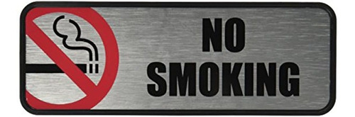 Señal De Mensaje Con Texto En Inglés ''no Fumar''