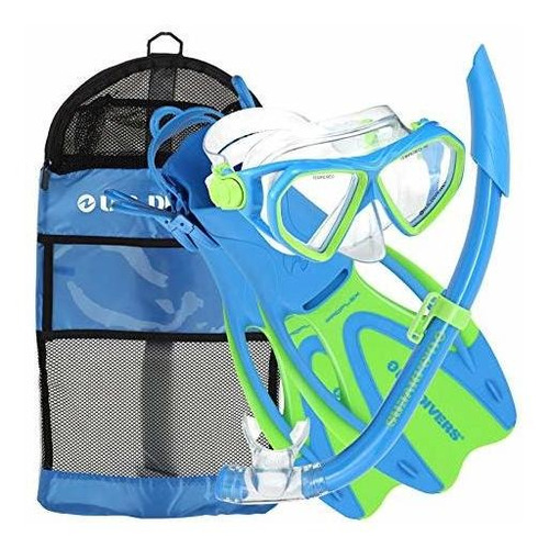 Set Snorkel Junior U.s. Divers Con Máscara Y Aletas