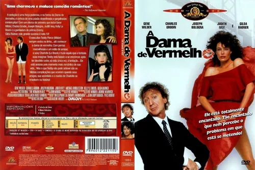 DVD original filme A Dama de Vermelho (1984) - ZERADO!!!