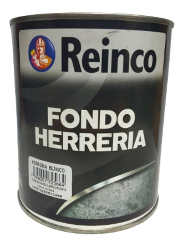 Fondo De Herreria Blanco 1/4 Galon Reinco