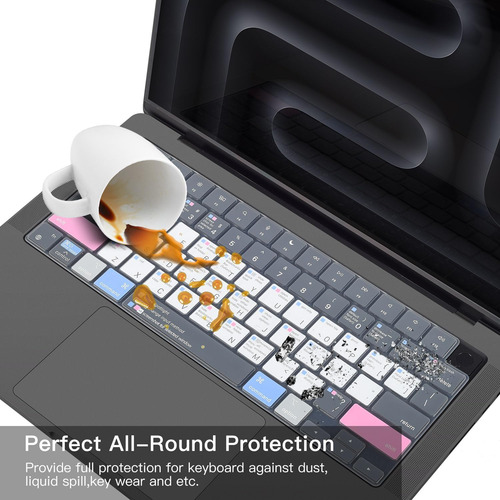 Casebuy Premium Mac Os Funda Para Teclado Atajos Compatible