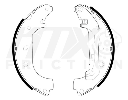 Zapata Freno Mazda 3 2006- 2010 (bs1592) Kmx