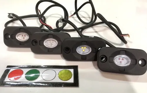 Faro Mini Led Southled Luz Roja Ambar Verde Multiples Usos!!