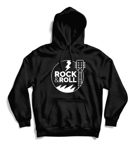 Buzo Con Capota Rock And Roll Hoddie Para Niños