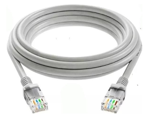 Cable Red Utp Rj45 5 Metros Categoria 5e Vapex