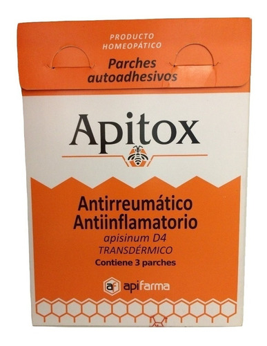 Apitox Parches D4 X 3 Unidades | Apifarma (apitoxina)