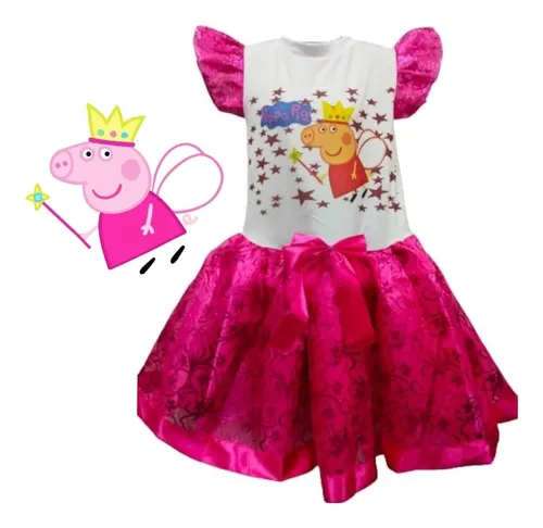 Vestido Tutu Manga Corta Para Niñas Co2