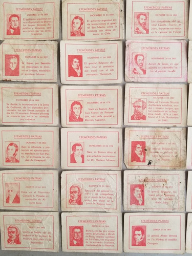 Imagen 2 de 6 de Figuritas Cigarrillos Imparciales Efemérides Patrias. 55270