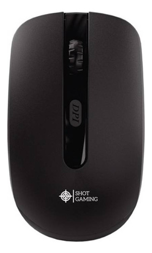 Mouse Inalámbrico Usb Shot Gaming Home & Office Shot-4w017 Color Negro