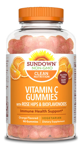 Vitamina C Por Sundown, Gomitas De Vitamina C Para Apoyo Inm