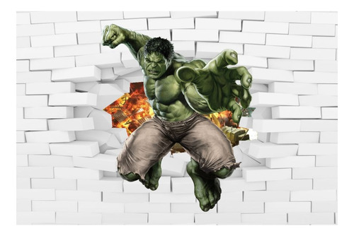 Banner Lona Fosca Festa 2,00 X 1,50 Hulk Vingadores