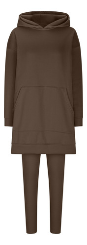 Sudadera Con Capucha Y Leggings K Para Mujer, Casual Y Cómod
