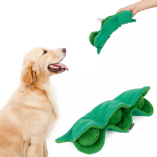Peluche Chillón Interactivo Rellenable Juguetes Para Perros Verde