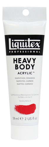 Tinta Acrílica Heavy Body Naphthol Crimson S2 59ml Liquitex