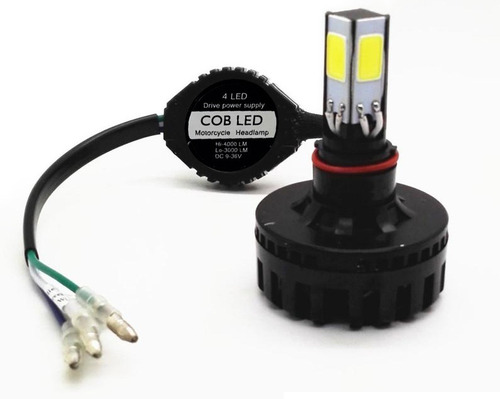 Kit Cree Led Moto Auto 4 Lados Alta Y Baja  C/ Cooler 4000lm