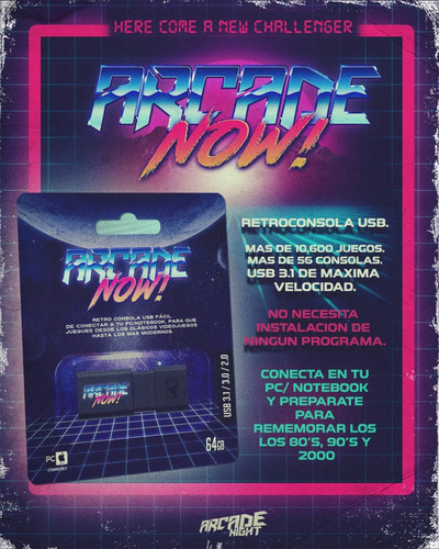 Usb Arcade Now! 64gigas - 10.600 Juegos
