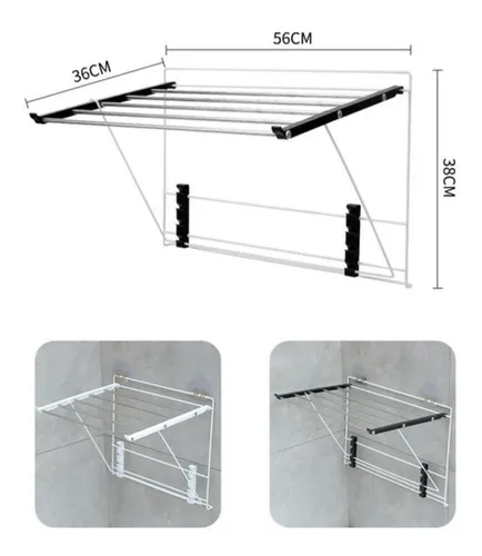 Tendedero de ropa de pared plegable sale