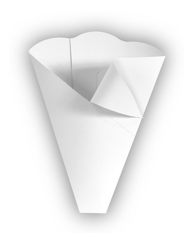 1,000 Conos Para Crepas Color Blanco