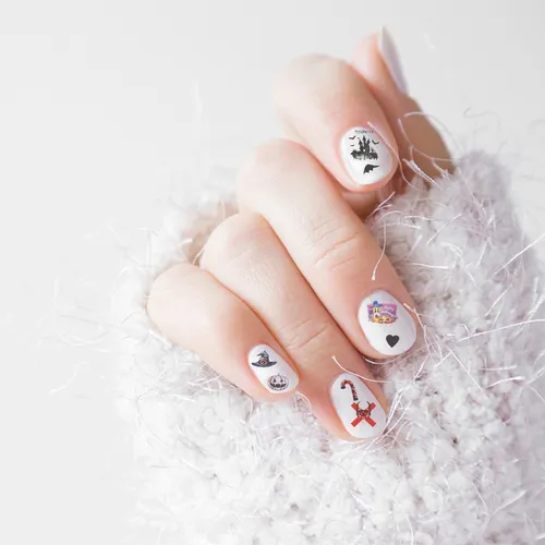 Adhesivos De Uñas Skz Stickers Para Halloween, 12 Hojas