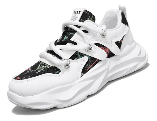Zapatillas Deportivas Informales Transpirables Pan Division Para Hombre, Suela Gruesa