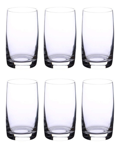 Imagen 5 de 6 de Vasos Cristal Bohemia De Agua Jugo Mesa Set X 6 250ml