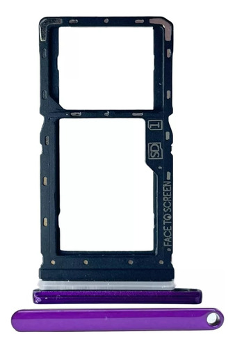 Bandeja Porta Sim Chip Card Sd Compatible Moto One Macro 