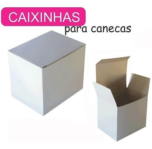 Caixinhas P/canecas De Porcelana 325ml - Pct C/200 Caixinhas