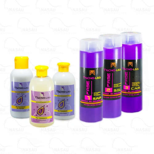 Kit Alisado Tecno Liss X500 + Kit Mantenimiento X 500