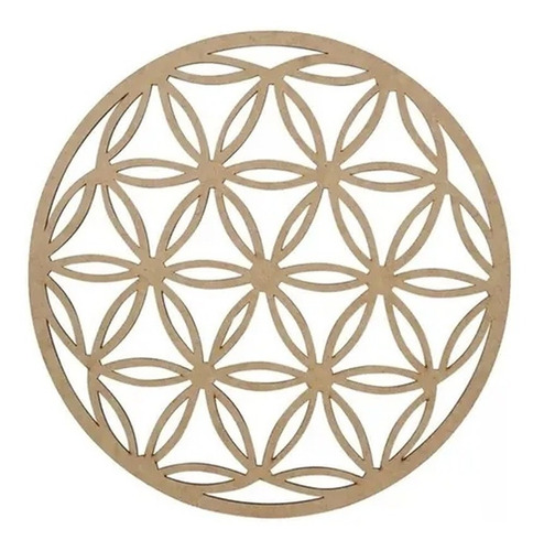 Quadro Mandala Flor Da Vida 30cm - Energizadora - Oferta