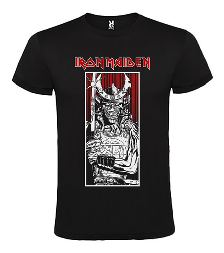 Polera Estampada Negra Iron Maiden