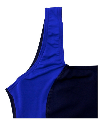 Imagen 2 de 7 de Traje De Baño Dama Pbt Speed Square Back Jammer Marino/rey
